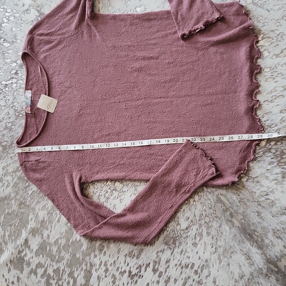 Free People Beach Textured Pull Over Sweater SzXL NWT - Picture 4 of 7